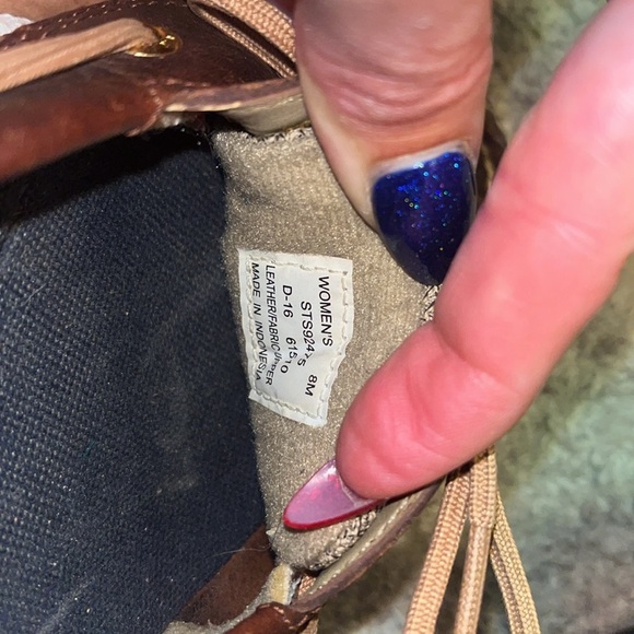 Sperry Original Yacht Boat shoes Laguna Slip on brown leather fisherman core 8 - Picture 9 of 11